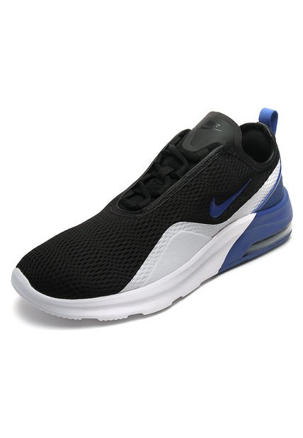 Tenis nike 2025 negro con azul