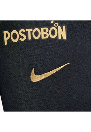 Camiseta Nike Kids Atlético Nacional Visitante 2025-Negro-Dorado