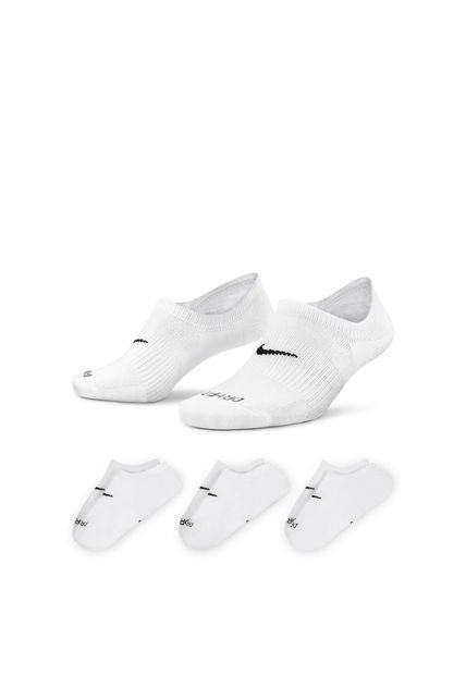 Medias Hombre Nike Everyday Plus Acolchadas Blanco