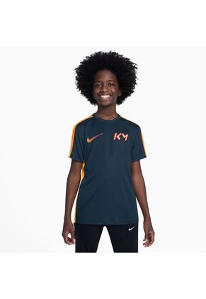 Camiseta Nike Kids Kylian Mbappé K  Dri-Fit Academy23 Top Ss - Azul