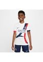 Camiseta Nike Kids Paris Saint-Germain Y  Dri-Fit Jsy Ss Stad Aw - Blanco-Azul de Nike