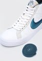 Tenis Skateboarding Blanco-Azul Nike SB Zoom Blazer Mid EK de Nike