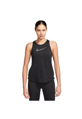 Camiseta Esqueleto Nike Dri Fit Swoosh Tops Mujer-Negro Nike