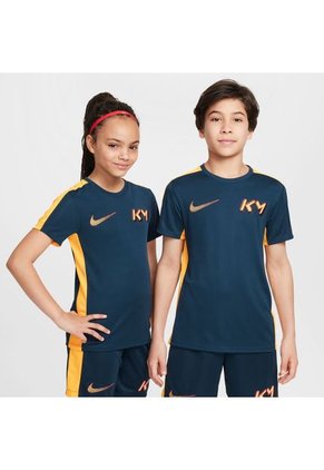 Camiseta Nike Kids Kylian Mbappé K  Dri-Fit Academy23 Top Ss - Azul