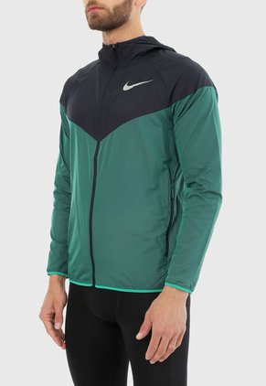 Chaqueta Verde-Azul Nike Windrunner