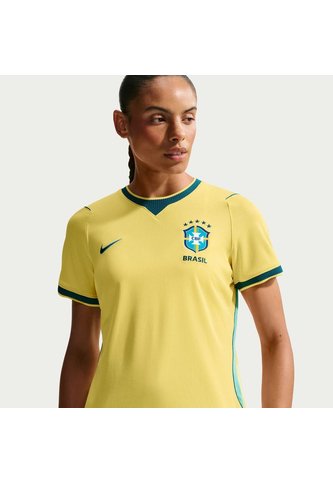 Camiseta Mujer Nike Brasil Local 2026 Amarillo Nike