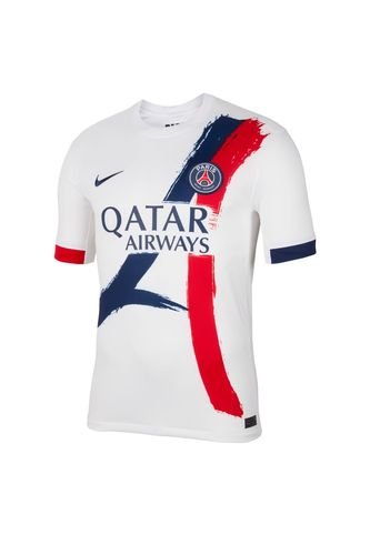Camiseta Nike Hombre Paris Saint-Germain M  Dri-Fit Jsy Ss Stad Aw - Blanco-Azul Nike