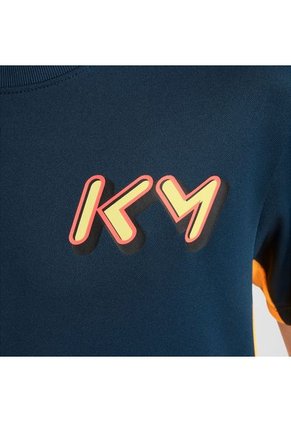 Camiseta Nike Kids Kylian Mbappé K  Dri-Fit Academy23 Top Ss - Azul