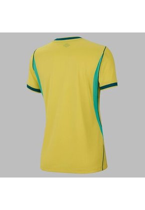 Camisetas Nike Mujer Brasil Local Stadium - Amarillo