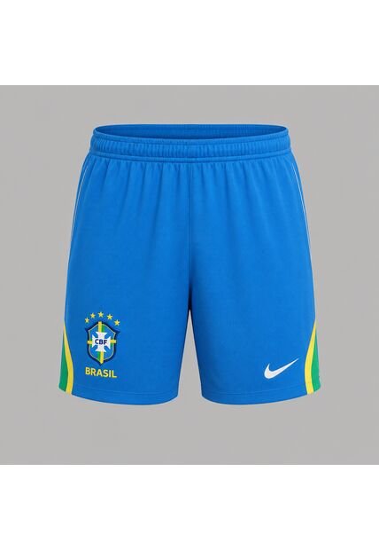 Pantaloneta Nike Hombre Brasil Local Stadium - Azul