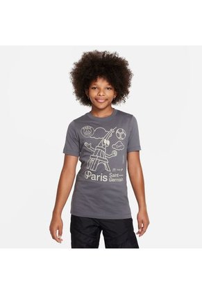 Camiseta Nike Kids Paris Saint-Germain U  Ss Air  - Gris