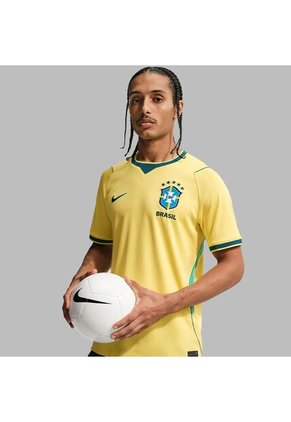 Camisetas Nike Hombre Brasil Local Stadium - Amarillo
