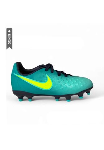 Guayos Nike Magista Opus Ii Fg Niño-Verde Nike