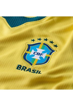 Camisetas Nike Mujer Brasil Local Stadium - Amarillo
