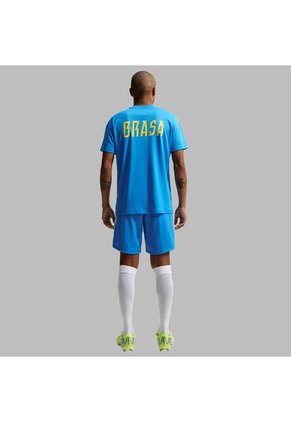 Pantaloneta Nike Hombre Brasil Local Stadium - Azul