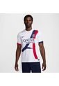 Camiseta Nike Hombre Paris Saint-Germain M  Dri-Fit Jsy Ss Stad Aw - Blanco-Azul de Nike