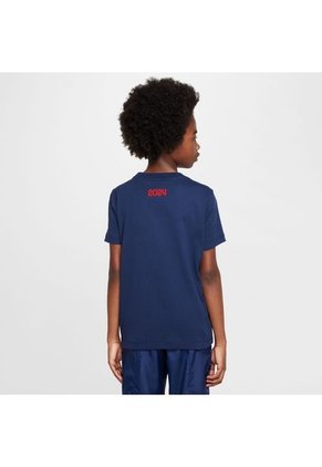 Camiseta Nike Kids Paris Saint-Germain U Iconic Aw - Azul
