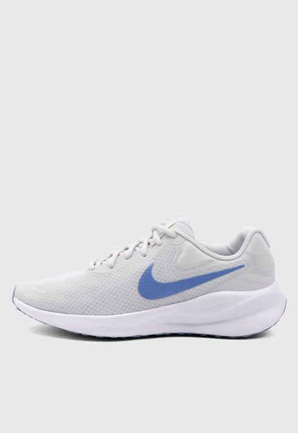 Tenis Running Gris-Azul-Blanco Nike Revolution 7