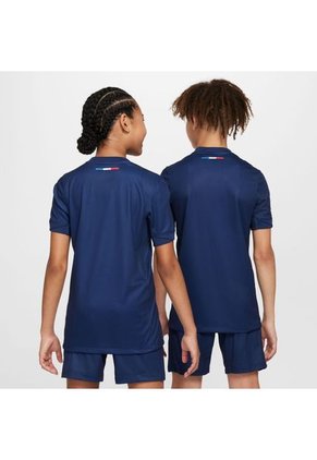 Camiseta Nike Kids Paris Saint-Germain Y  Dri-Fit Jsy Ss Stad Hm - Azul
