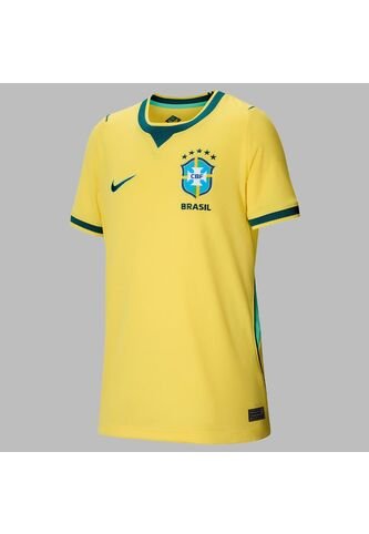 Camisetas Nike Niño Brasil Local Stadium - Amarillo Nike