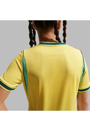 Camisetas Nike Niño Brasil Local Stadium - Amarillo