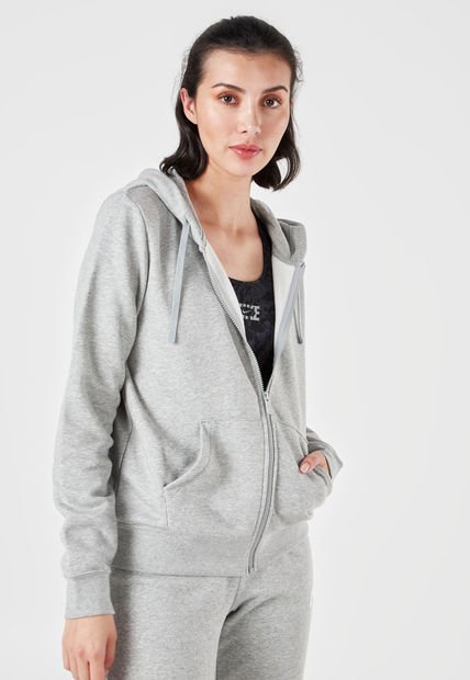 Hoodie Gris-Blanco Nike Sportswear Club Fleece