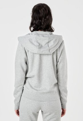 Hoodie Gris-Blanco Nike Sportswear Club Fleece
