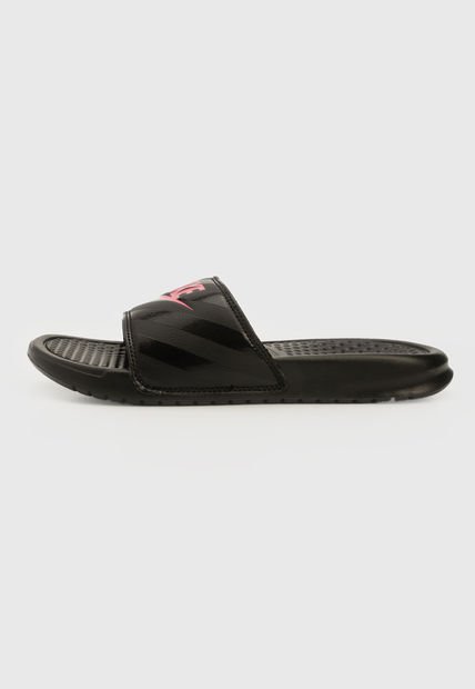 Playera Negro-Rosa Nike Benassi