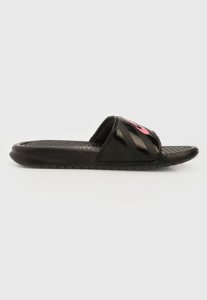 Playera Negro-Rosa Nike Benassi