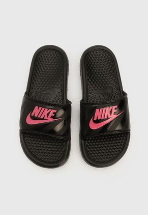 Playera Negro-Rosa Nike Benassi
