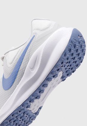 Tenis Running Gris-Azul-Blanco Nike Revolution 7