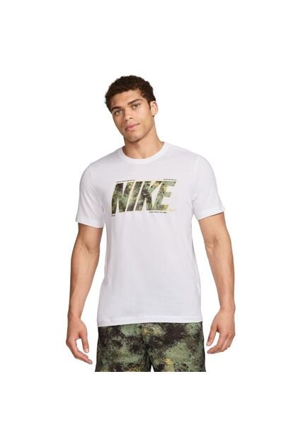 Camiseta Nike Tee Camo-Blanco