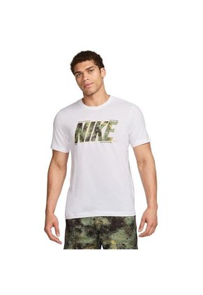 Camiseta Nike Tee Camo-Blanco