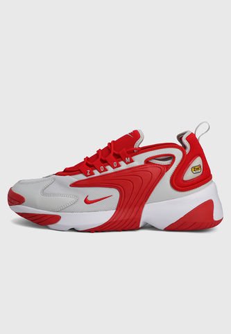 Nike - Tenis Lifestyle Rojo-Blanco Nike Zoom 2K | Knasta Chile