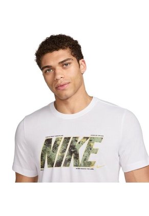 Camiseta Nike Tee Camo-Blanco
