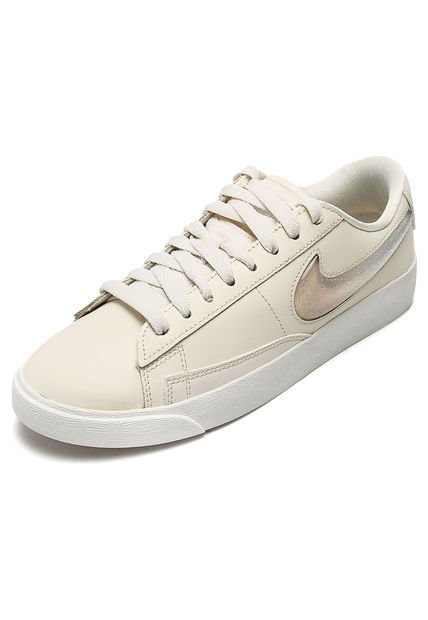 Tenis Beige-Blanco Nike Blazer Low Lx