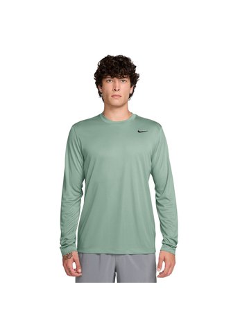 Camiseta Nike M Df Tee Std Ls Flex Hombre-Verde Nike