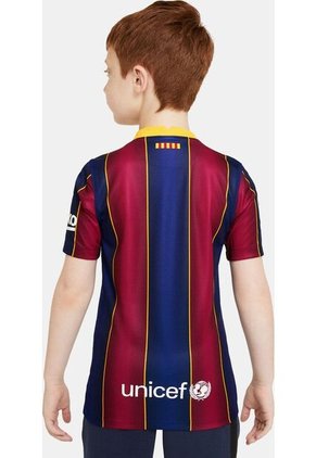 Camiseta Fútbol Niños Nike Barcelona Local 2020/21 - Azul Oscuro