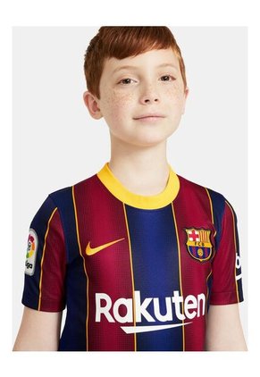 Camiseta Fútbol Niños Nike Barcelona Local 2020/21 - Azul Oscuro