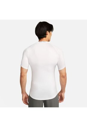 Camiseta Nike Hombre M Np Dri-Fit Tight Top Ss - Blanco