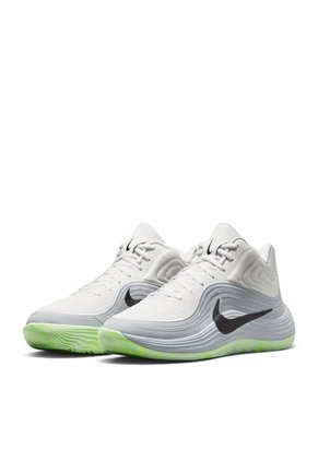 Tenis Nike Precision 8 Mid Hombre-Blanco/Gris
