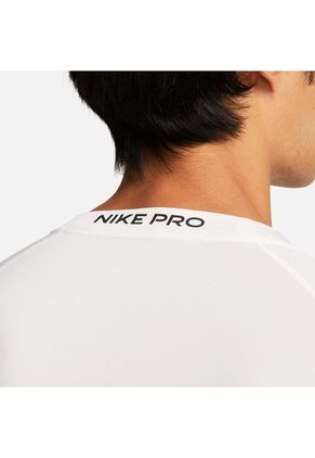 Camiseta Nike Hombre M Np Dri-Fit Tight Top Ss - Blanco
