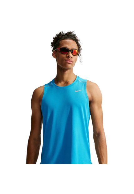 Camiseta Sin Mangas Nike Df Miler Tank Top Hombre-Azul