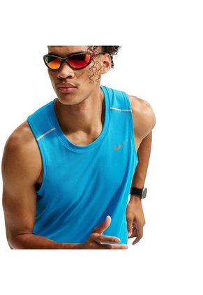 Camiseta Sin Mangas Nike Df Miler Tank Top Hombre-Azul