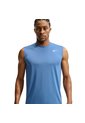Camiseta Sin Mangas Nike M Df Tee Std Flex Hombre-Azul de Nike