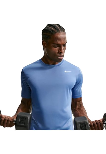 Camiseta Nike M Df Tee Std Flex Hombre-Azul