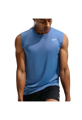 Camiseta Sin Mangas Nike M Df Tee Std Flex Hombre-Azul