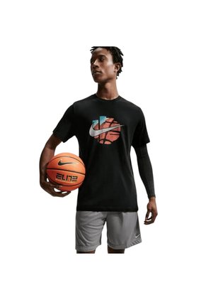 Camiseta Nike Tee Std Asbury Vrdna Hombre-Negro