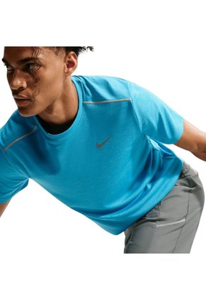 Camiseta Nike Df Uv Miler Ss Hombre-Azul