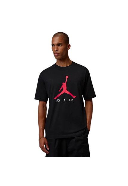 Camiseta Nike M J Brk Gfx Ss Crew Hombre-Negro